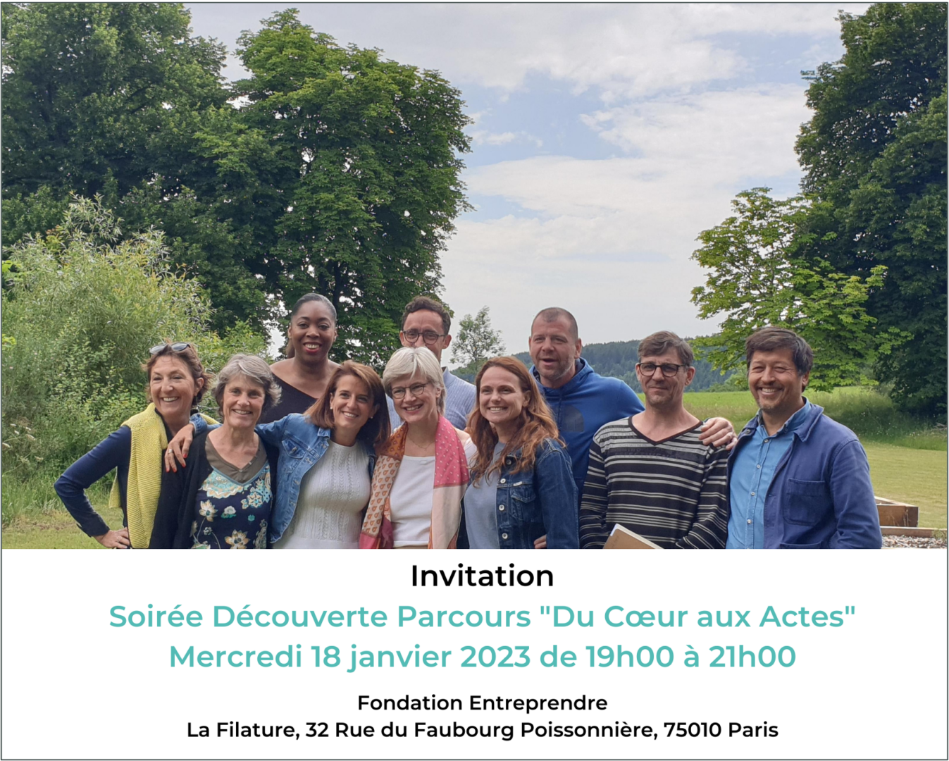 You are currently viewing Invitation : Soirée Découverte du Parcours « Du Cœur aux Actes »